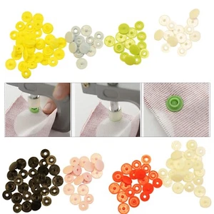 160pcs Kam Snaps T3 Size Mix 8 Colours for Baby Nappies Bibs Clothing Raincoat - Picture 1 of 10