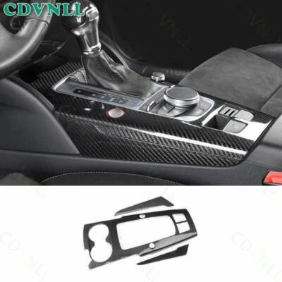 For Audi A3 S3 RS3 2014-2021 Dry Carbon Fiber Central Console Gear Shift Frame - Image 1 of 4