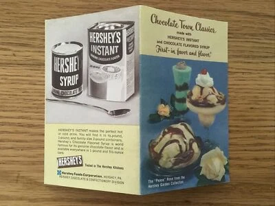 VINTAGE 1968 Hershey Chocolate Town Classics Recipe Brochure Print Advertising - Image 1 of 4