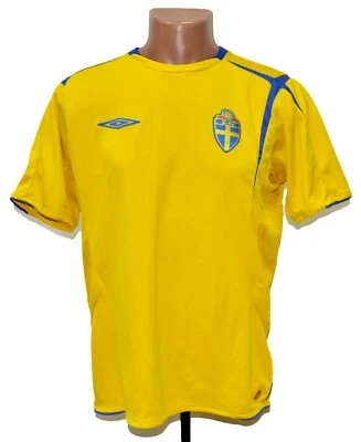 SWEDEN 2006/2007 HOME FOOTBALL SHIRT UMBRO SIZE S - Image 1 of 4