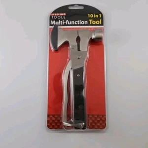 10 In 1 Multifunction Tool W/ Mini Ax & Hammer New In  Box - Picture 1 of 6