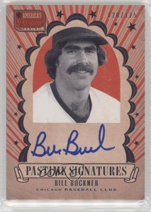 2013 Panini America's Pastime Pastime Signatures /125 Bill Buckner #BB Auto