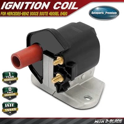 Ignition Coil for Mercedes-Benz 300CE 300TE 420SEL 500SEC 600SEL E420 S500 SL600 - Image 1 of 4