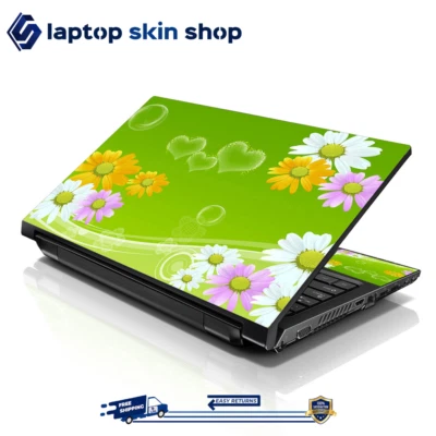Laptop Skin Sticker Decal Cover for Notebook Apple Asus Heart Bloom 13-16 inch - Image 1 of 4