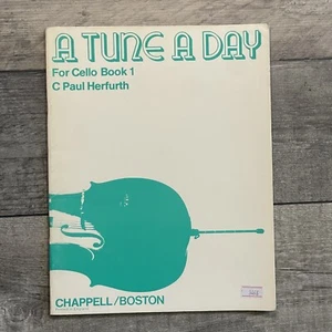 A Tune a Day for CELLO Book 1 by C Paul Herfurth (CHAPPELL / BOSTON) - Picture 1 of 3