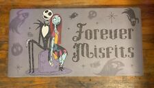 NIGHTMARE BEFORE CHRISTMAS Jack & Sally Disney KITCHEN MAT Forever Misfits