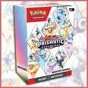 Pokemon TCG: Prismatic Evolutions Booster Bundle SV 8.5 | 6 paquetes - Imagen 1 de 2