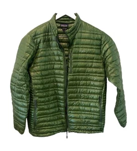 Patagonia Ultralight Goose Down Puffer Jacket Mens Size XL 800 Fill Green - Picture 1 of 11