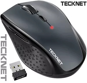 TECKNET 3000DPI Bluetooth Mouse Wireless Cordless Optical Mice For Mac PC Laptop - Picture 1 of 16