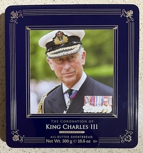 2023 CORONACIÓN DEL REY CARLOS III LATA COLECCIONABLE COMO NUEVA VACÍA - Imagen 1 de 4