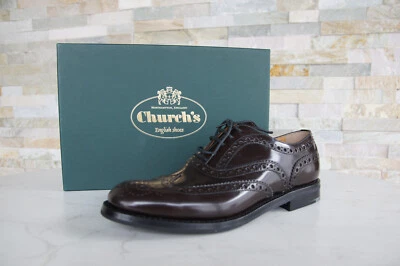Church's 37 Budapester Zapatos con Cordones Negocios MADERA DE ARBO Ébano NUEVO antiguo PVP 940 € Foto 1 de 4