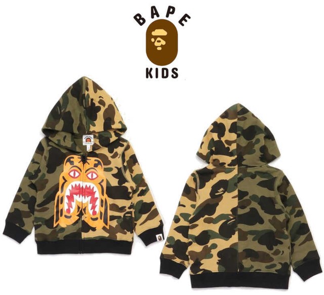 A Bathing Ape 长袖100% 纯棉男女儿童运动衫、连帽衫| eBay