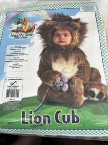 Infant Boys Light Brown Lion Cub Jumpsuit Halloween Costume 12-18mo - Picture 1 of 4