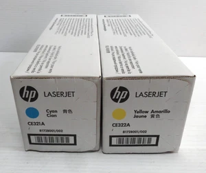 Cartucho de tóner HP 128A (CF371AM) cian CE321A y amarillo CE322A - Imagen 1 de 2