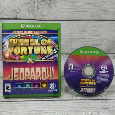 Wheel of Fortune & Jeopardy (Xbox One, 2017) Case, Cover & Disc | Tested - Image 1 of 3