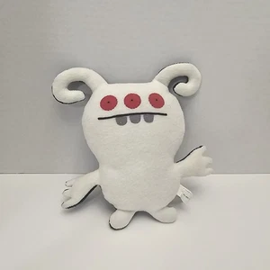 Peluche UglyDoll Turny Burny blanco y negro doble cara de colección retirado 2009 - Imagen 1 de 4