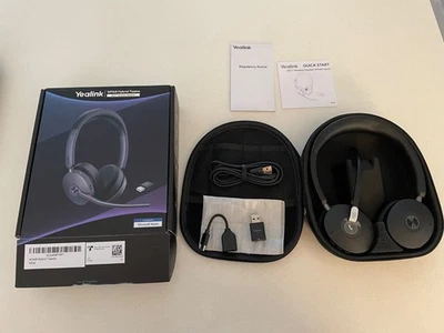 Yealink WH68 Hybrid ANC DECT&Bluetooth Wireless Headset with Adapter- New - Bild 1 von 4