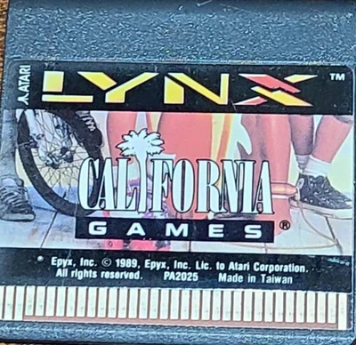 California Games Atari Lynx Video Game Cartridge Vintage  - Image 1 of 2