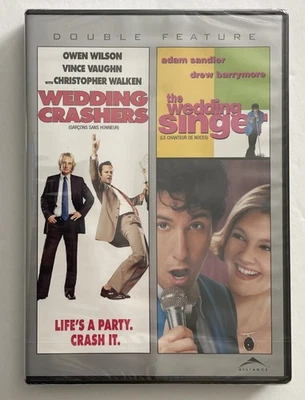 The Wedding Singer & Wedding Crashers DVD Double Feature Brand New Sealed Foto 1 de 3