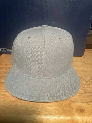 KB ETHOS Gray  Flat Brim Baseball Hat Size  7 5/8  New  With Out  Tags - Image 1 of 4