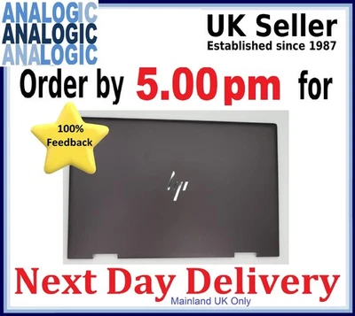 Fits For HP ENVY X360 15-EE0504SA Black Laptop LCD Rear Back Cover Top Lid - Image 1 of 2