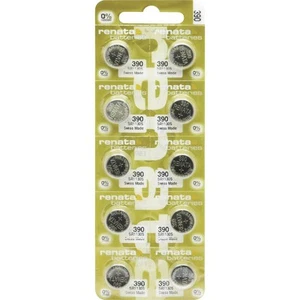 10er Multipack Renata Knopfzelle 390 10 St. 80 mAh - Bild 1 von 1