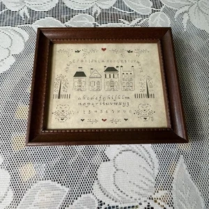 R.W. Signed Scherenschnitte Paper Cutting Frame VTG ‘87 Designs w/ Scissors 6x5” - Picture 1 of 13