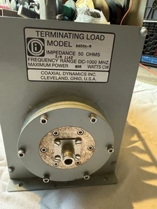 Dynamika koncentryczna 84006N 600watt chłodzone olejem obciążenie RF - Zdjęcie 1 z 6