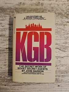 KGB John Barron Secret Work Soviet Agents Mass Market Paperback Political Spies - Picture 1 of 9