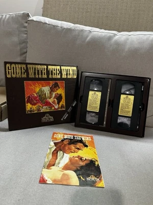 Gone with the Wind vhs set of two tapes-MGM/UA home video Dolby System - Image 1 of 3