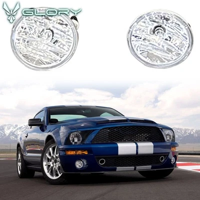 Se adapta a 07-14 Ford Mustang Shelby GT500 faros antiniebla estilo OE bombilla halógena par de lámparas Foto 1 de 4