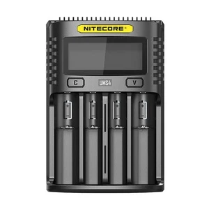 ~NUEVO~ Cargador de batería rápido inteligente USB-C de cuatro ranuras Nitecore UMS4 - Imagen 1 de 6