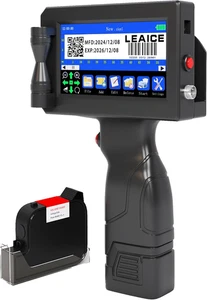 Impresora de inyección de tinta portátil con cartucho de tinta de secado rápido de 42 ml, portátil portátil portátil - Imagen 1 de 11
