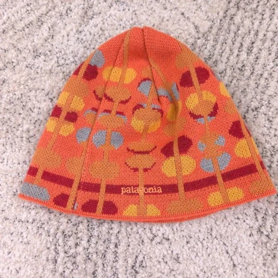 VTG Patagonia Beanie Adult Size Medium Knit Cap Wool Blend Logo France Ski GUC - Image 1 of 4
