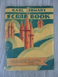 VTG 1936 Karl Zomars Scrap Book KWTO Ozarks Springfield MO Library Decor Castle - Imagen 1 de 7