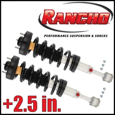 Rancho QuickLIFT 2.5" Front Leveling Struts PAIR fits 2004-2008 Ford F-150 4WD - Image 1 of 3