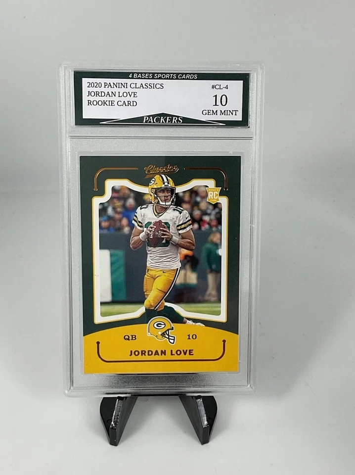 Tarjeta de novato Panini Classics Jordan Love Green Bay Packers 2020 gema ¡como nueva 10! Foto 1 de 1