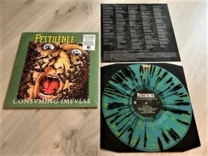 PESTILENCE - CONSUMING IMPULSE ORG LIM. LP (ELECTRIC BLUE SPLATTER) + OIS - Picture 1 of 8