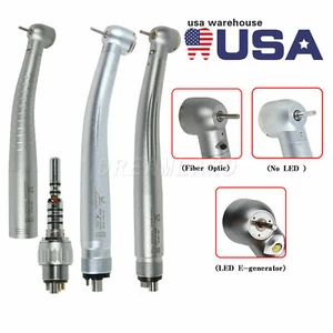 USA Dental Alta Velocità/LED E-generatore/manipolo fibra ottica 4 fori (accoppiatore LED) - Foto 1 di 21