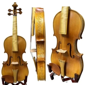 Baroque style SONG Brand Maestro carving rib full size violin 4/4 #15827 - Picture 1 of 10