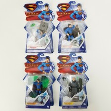 Lot of 4 New NOS 2006 Superman Returns Action Figures Lex Luthor/X-Ray Alert+