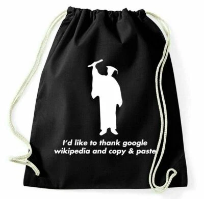 #2 Sac De Sport Abitur Formation Réussie Master BACHELOR WIKIPEDIA - Photo 1/4