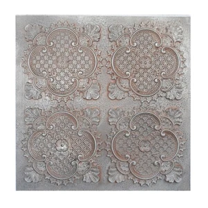 Pressed Tin Ceiling Tile antique ceiling for Cafe Club PL80 Weathered iron 10Pcs - Picture 1 of 24