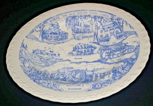 Vernon Kilns Natchez Mississippi Where the Old South Still Lives display plate - Picture 1 of 9