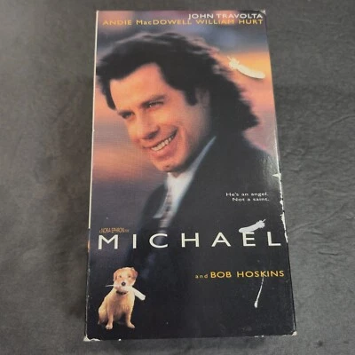Michael VHS - John Travolta, Andie MacDowell, William Hurt Video Tape - Imagem 1 de 4