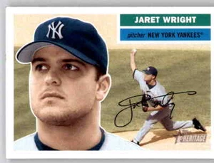 2005 Heritage Jaret Wright MLB Base Card PWE Yankees #325 - Picture 1 of 2