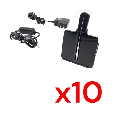 Plantronics WH500 Wireless Headset C054 Charging Base & Accessories Lot 10 E6047 - Image 1 of 4