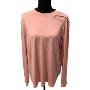 Head Crew Neck Long Sleeve T-shirt Pink XXL  - Picture 1 of 5