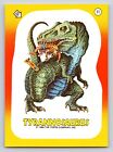 1988 Topps Dinosaurs Attack! Sticker Trading Card - Tryannosaurus #11