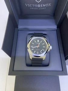 Victorinox I.N.O.X. Analog Quartz 43 MM Black Matt Dial Watch 241682.1 - Picture 1 of 2